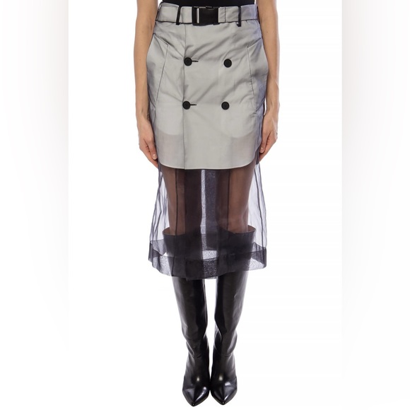 🎉HOST PICK"🎉Maison Margiela Midi Skirt Size 42/ US 6 - Picture 6 of 11